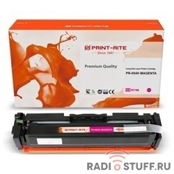 Картридж лазерный Print-Rite TFCA07MPU1J PR-054H MAGENTA 054H Magenta пурпурный (2300стр.) для Canon LBP 621Cw/623Cdw/641Cw/643Cdw